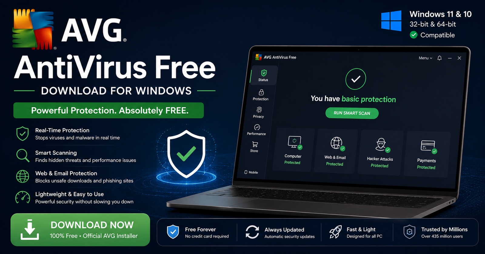 AVG AntiVirus Free Download for Windows