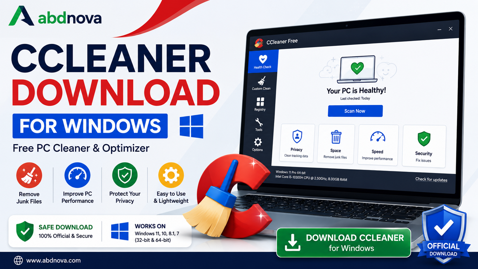 CCleaner Download for Windows 11 and 10