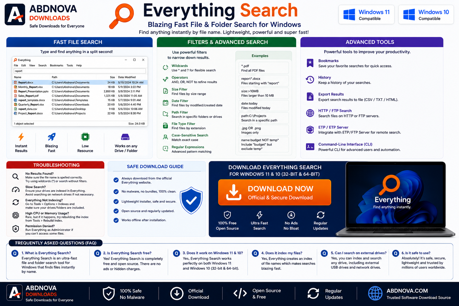 Everything Search Fast File Search Filters and Advanced Search