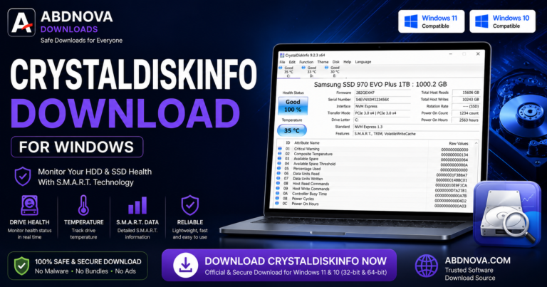 CrystalDiskInfo Download for Windows