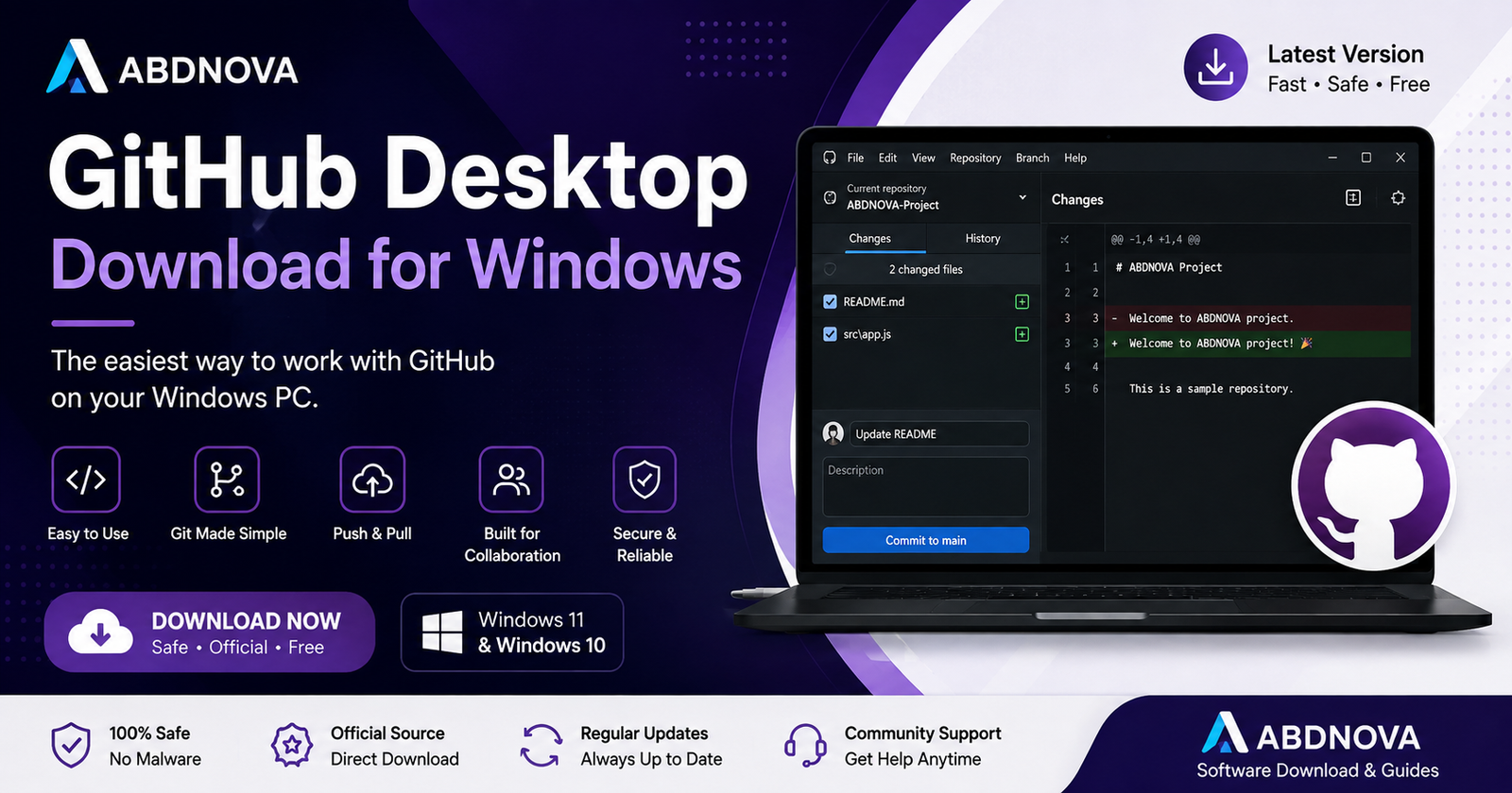 GitHub Desktop Download for Windows