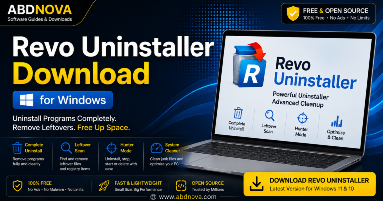 Revo Uninstaller Download for Windows