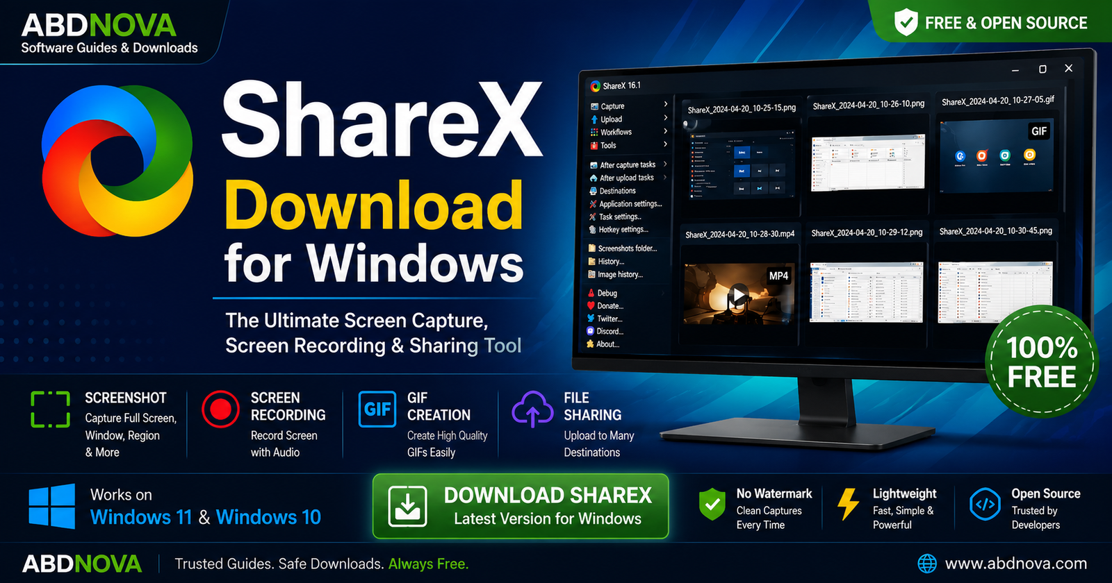 ShareX Download for Windows