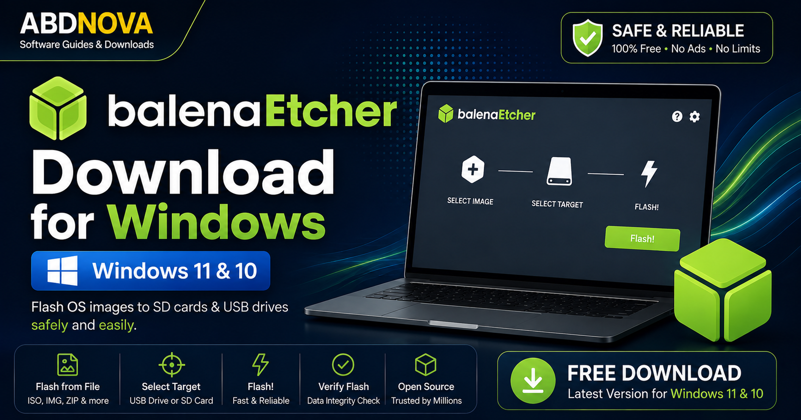 balenaEtcher Download for Windows
