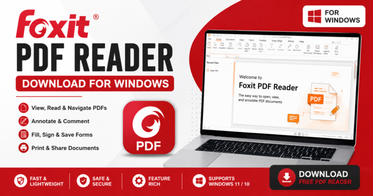 Foxit PDF Reader Download for Windows