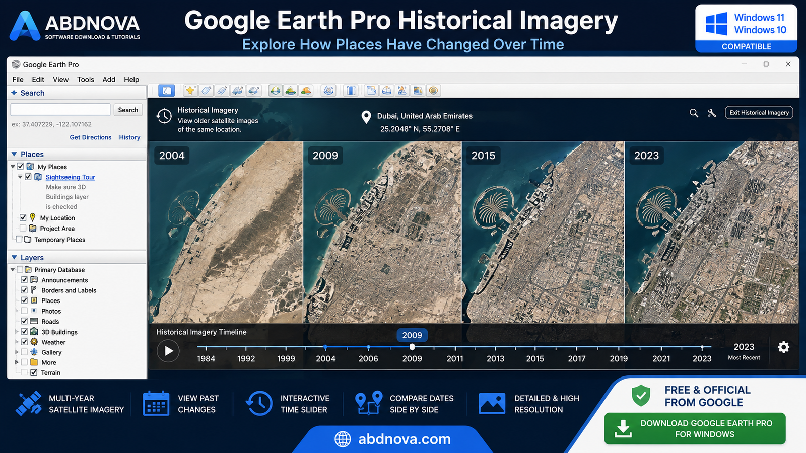 Google Earth Pro Historical Imagery