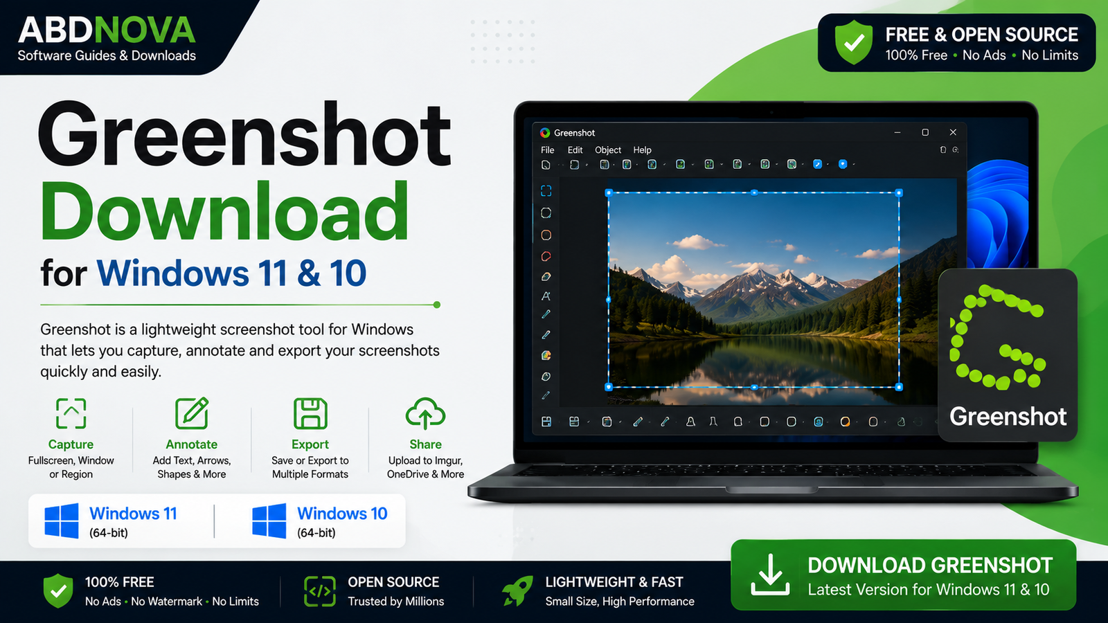Greenshot Download for Windows 11 and 10