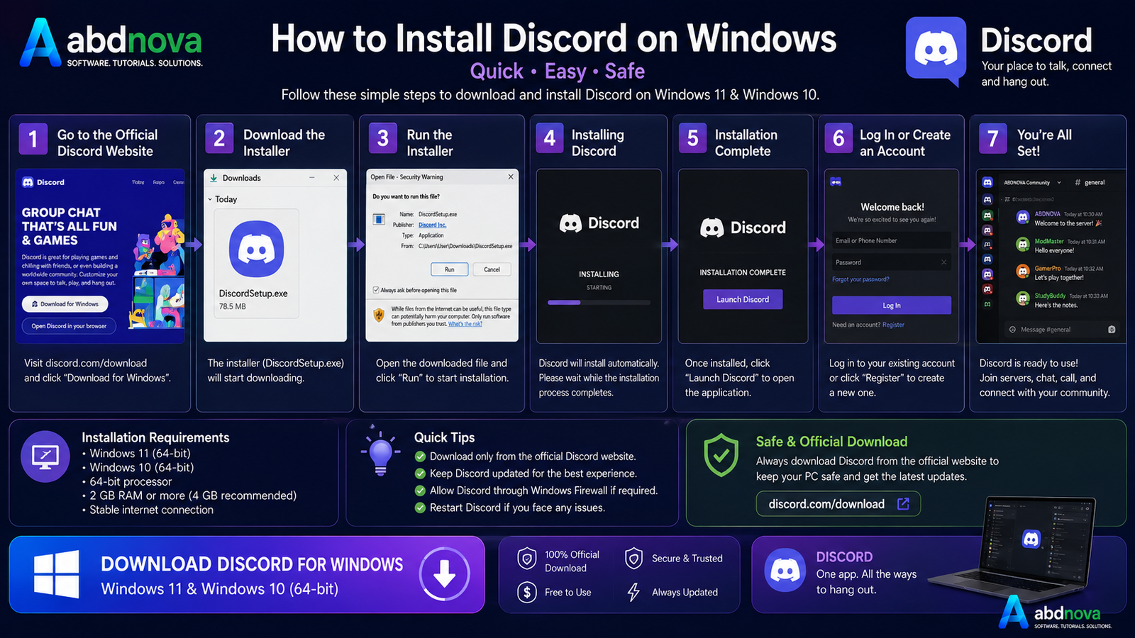 How to Install Discord on Windows