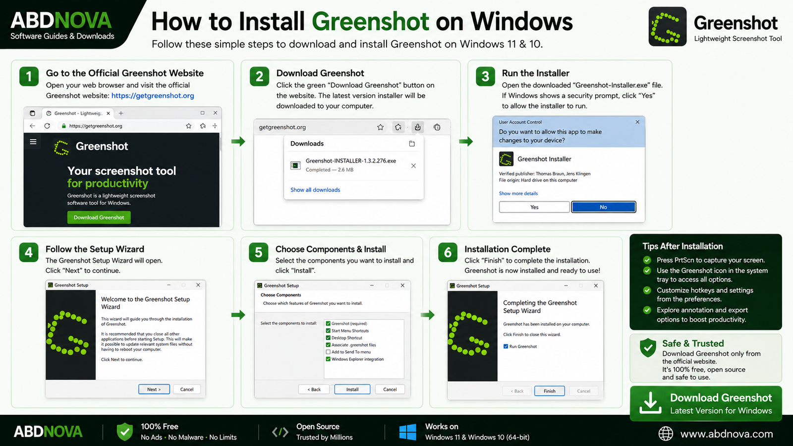 How to Install Greenshot on Windows
