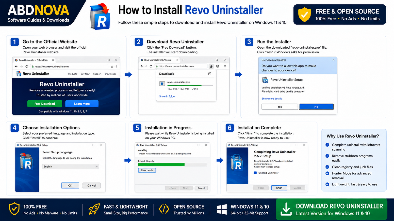 How to Install Revo Uninstaller on Windows