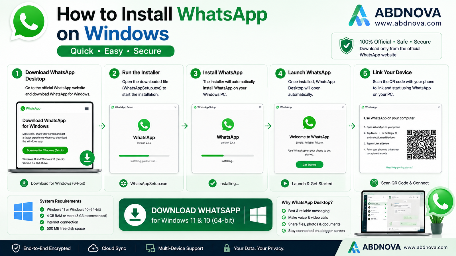 How to Install WhatsApp on Windows