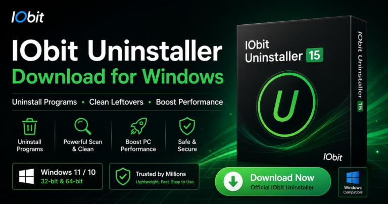 IObit Uninstaller Download for Windows