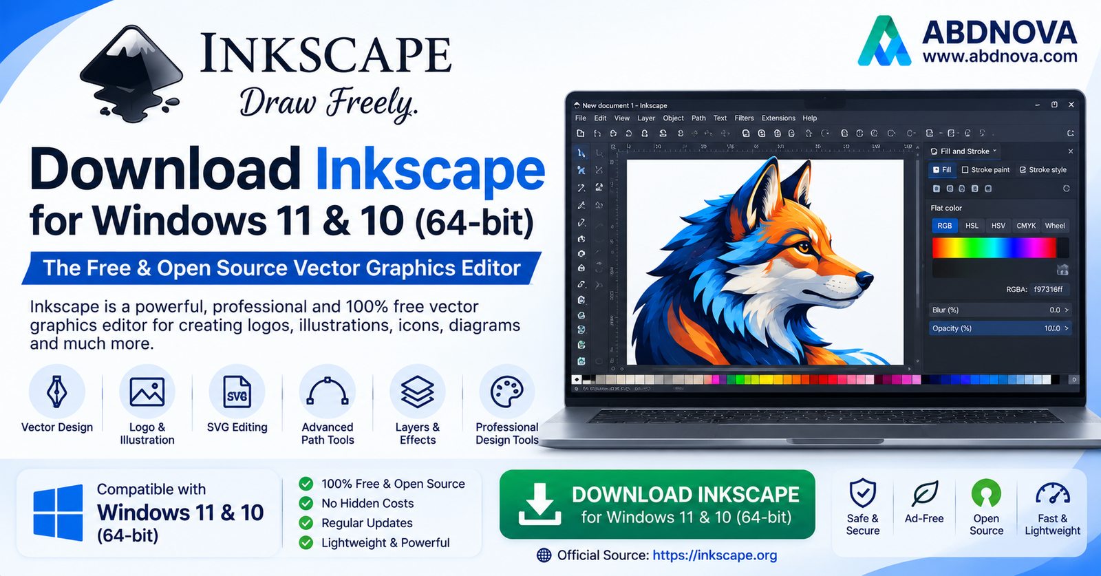 Inkscape Download for Windows 11 and 10