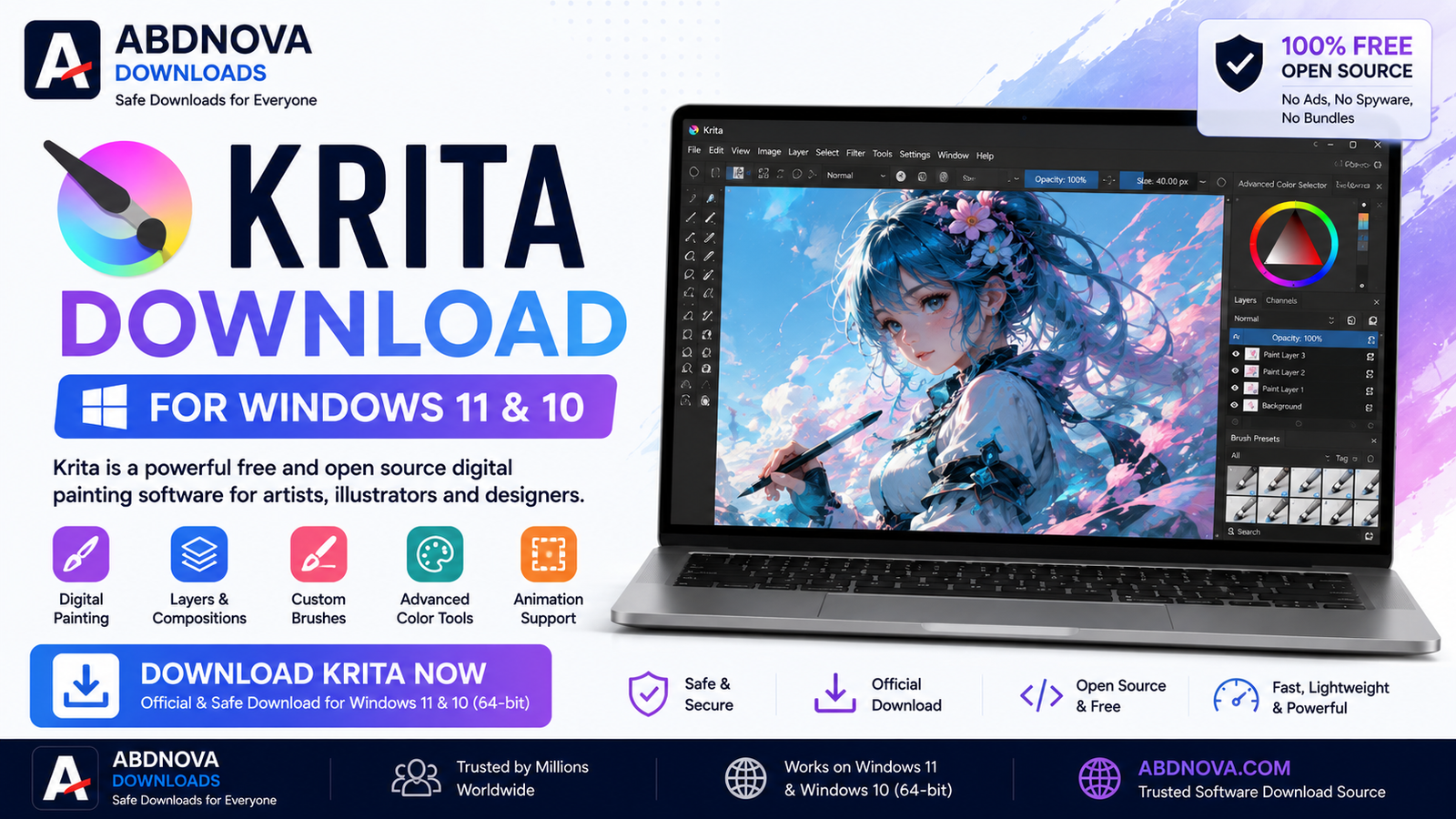Krita Download for Windows 11 and 10
