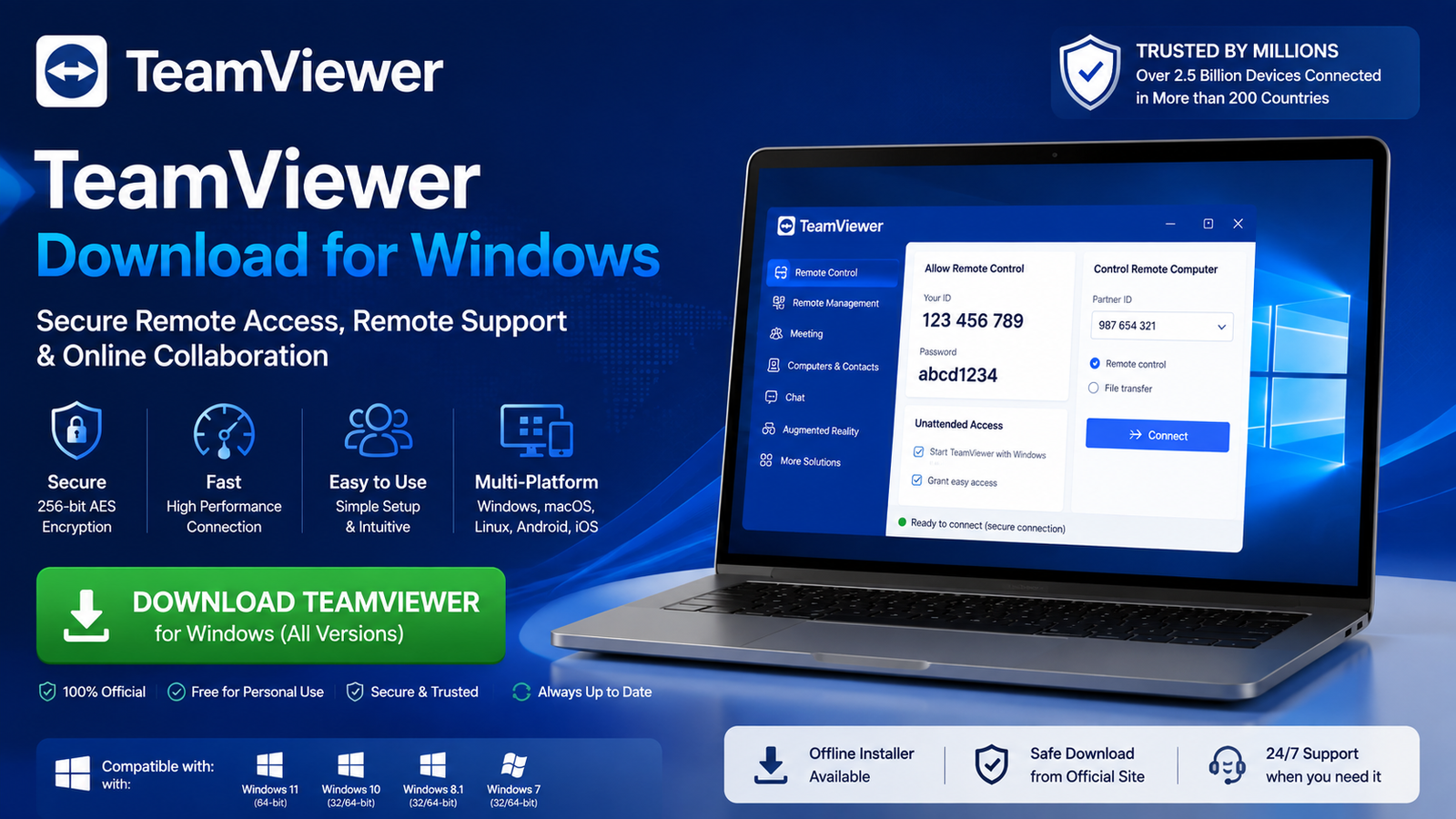 TeamViewer Download Banner