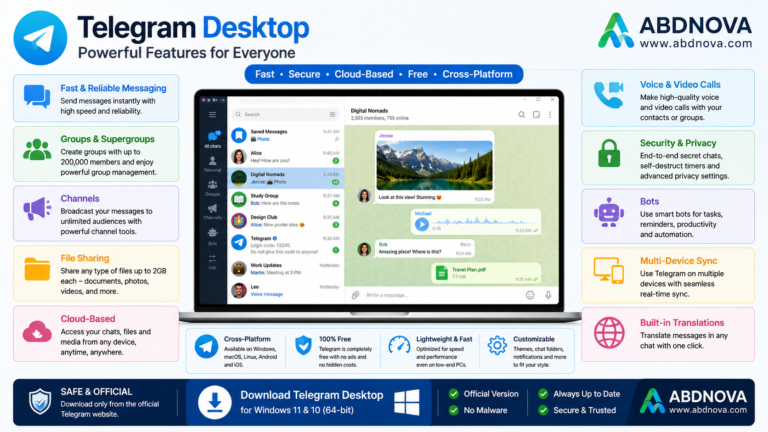 Telegram Desktop Download for Windows