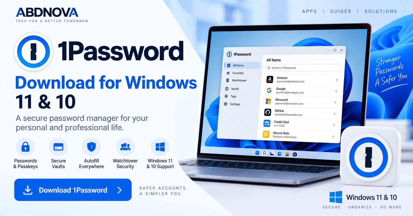 1Password Download for Windows