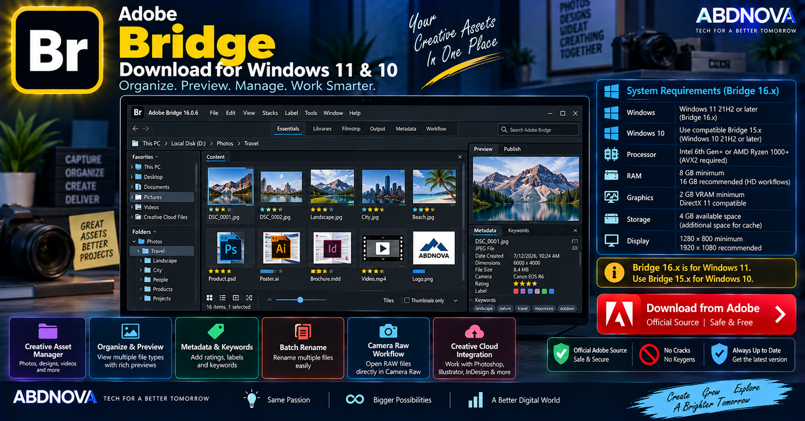 Adobe Bridge Download for Windows