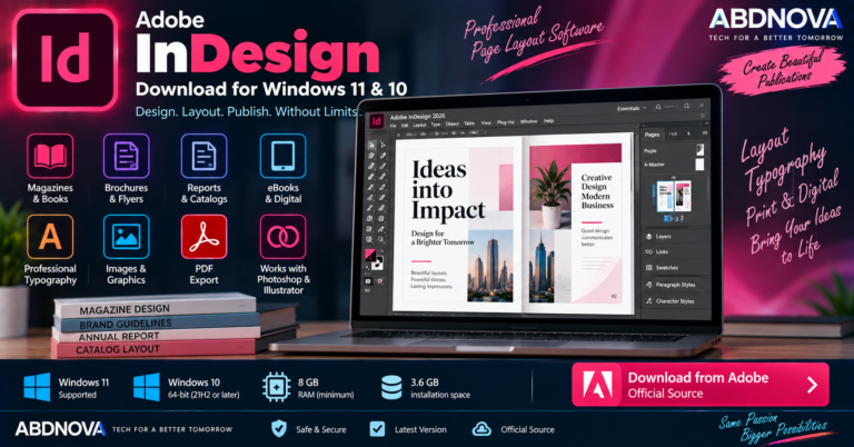 Adobe InDesign Download for Windows