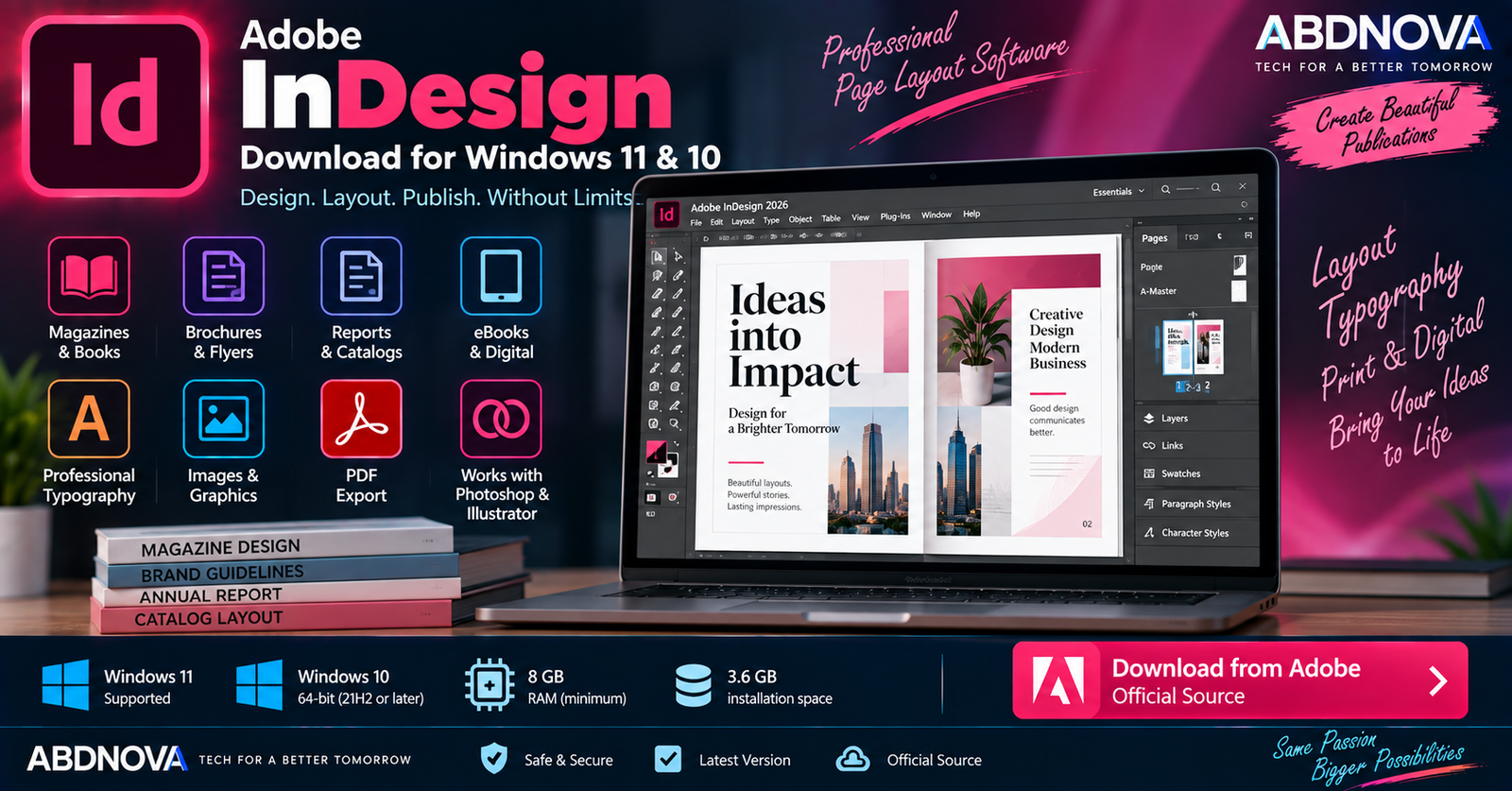 Adobe InDesign Download for Windows