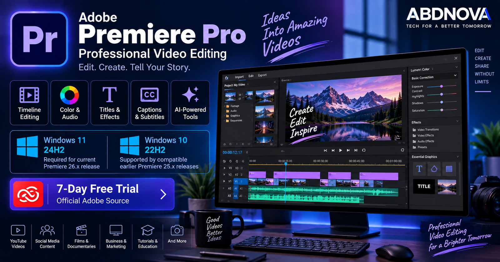 Adobe Premiere Pro Download for Windows