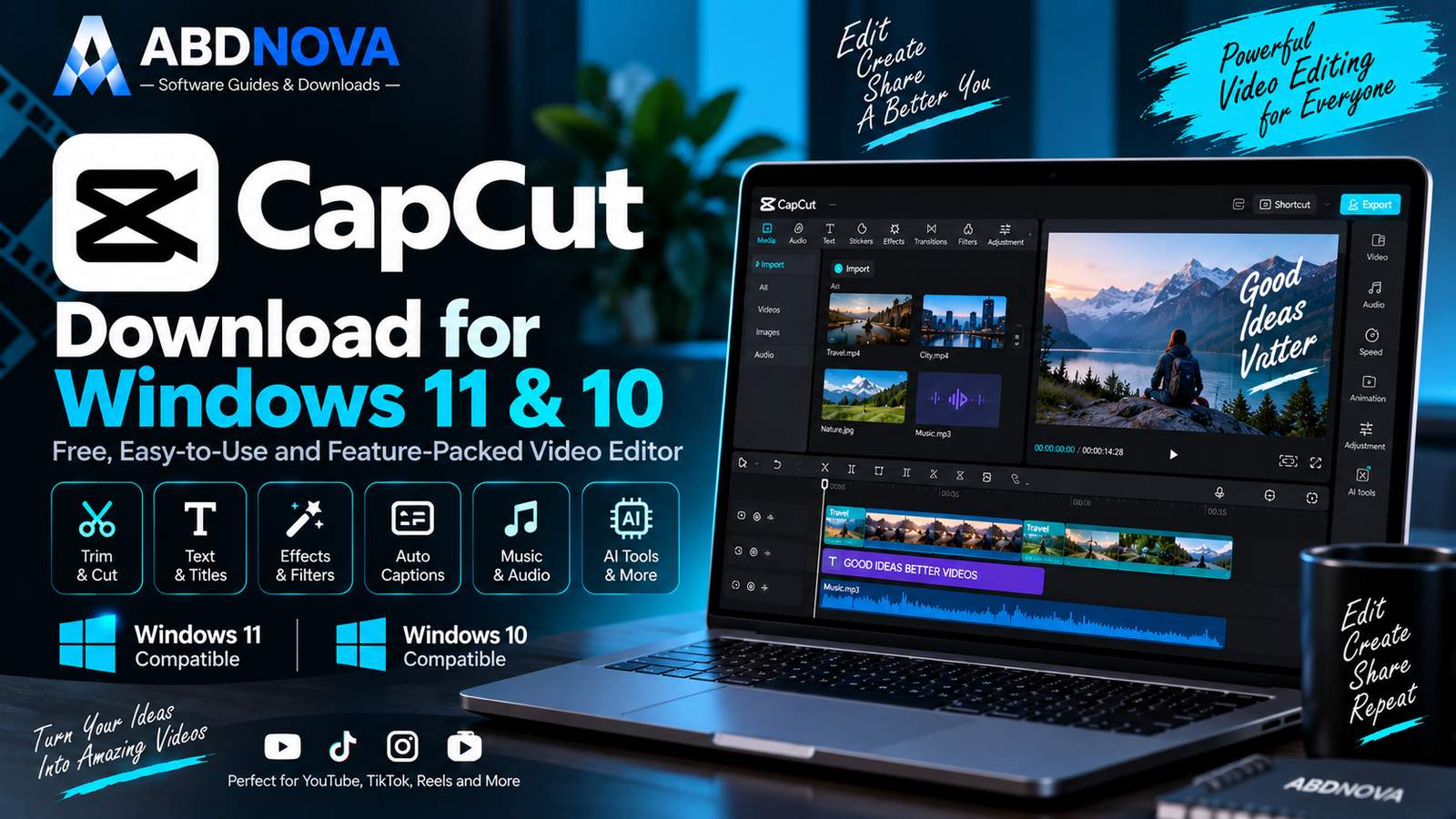 CapCut Download for Windows 11 & 10