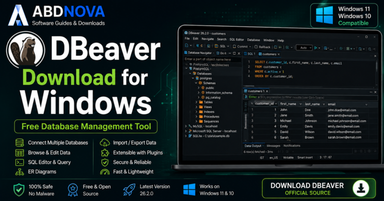 DBeaver Download for Windows
