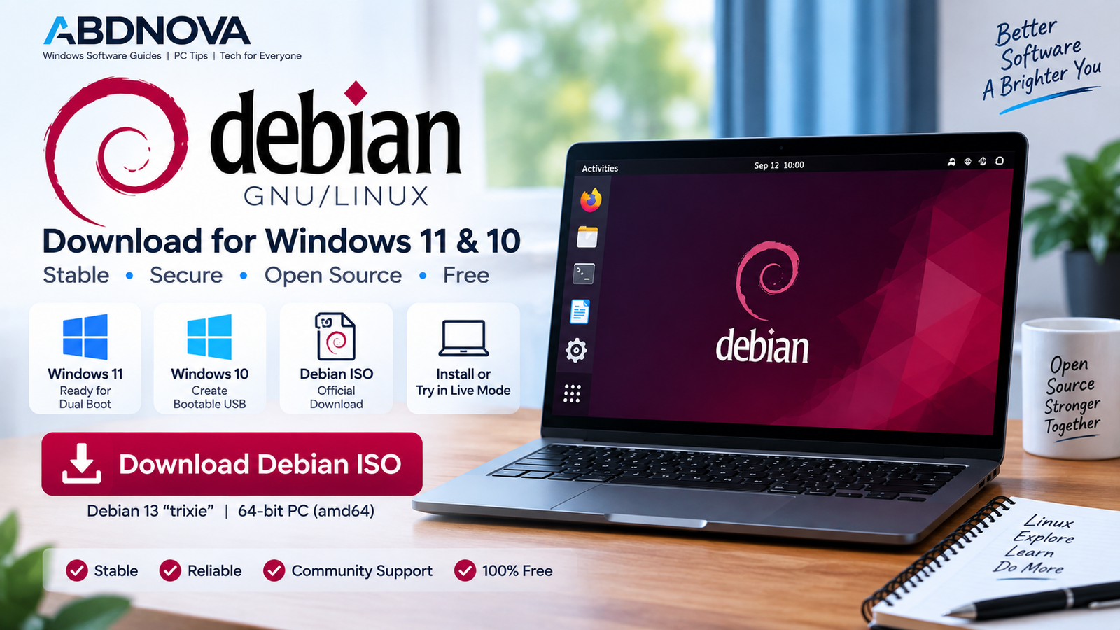 Debian Download for Windows 11 and 10
