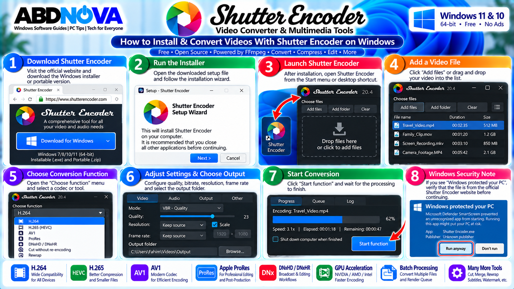 How to Install and Convert Videos With Shutter Encoder