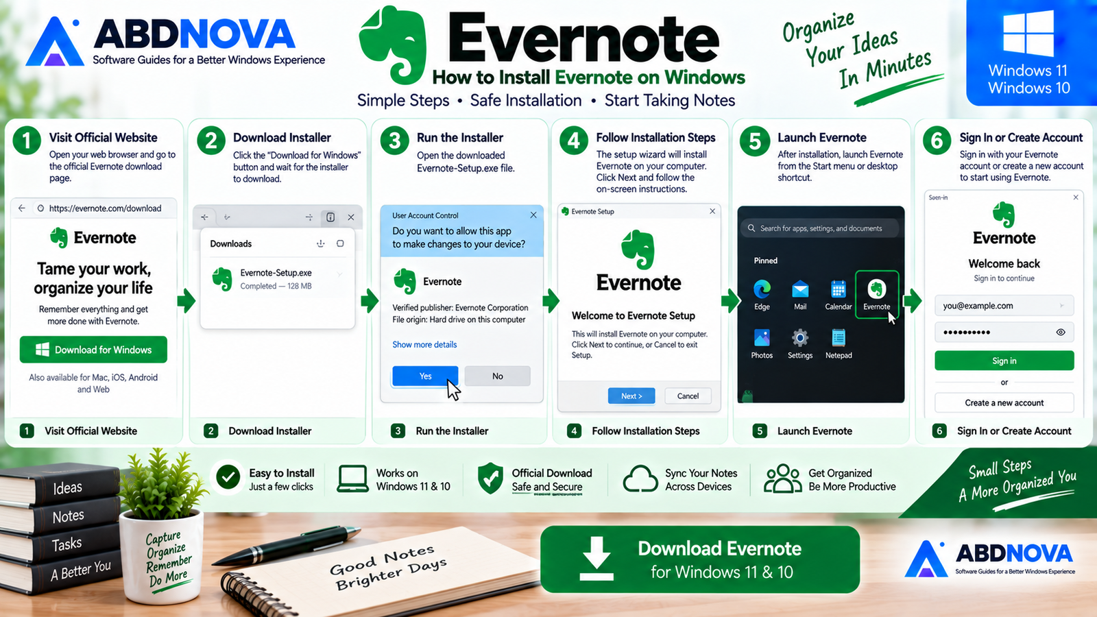 How to Install Evernote on Windows