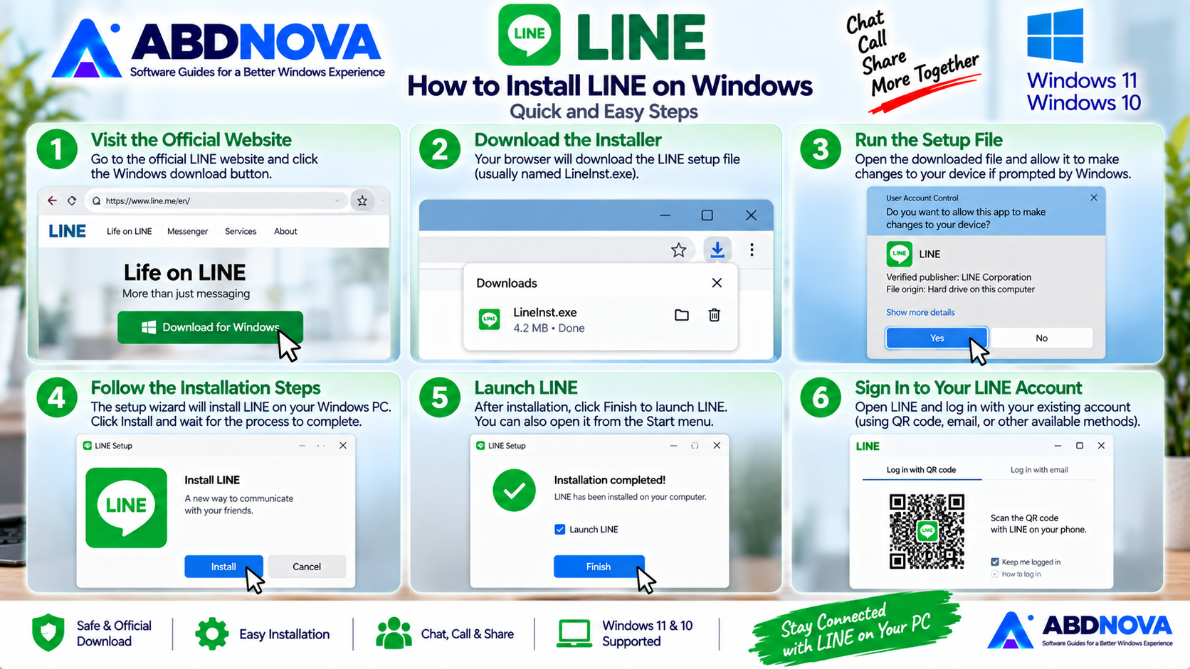 How to Install LINE on Windows