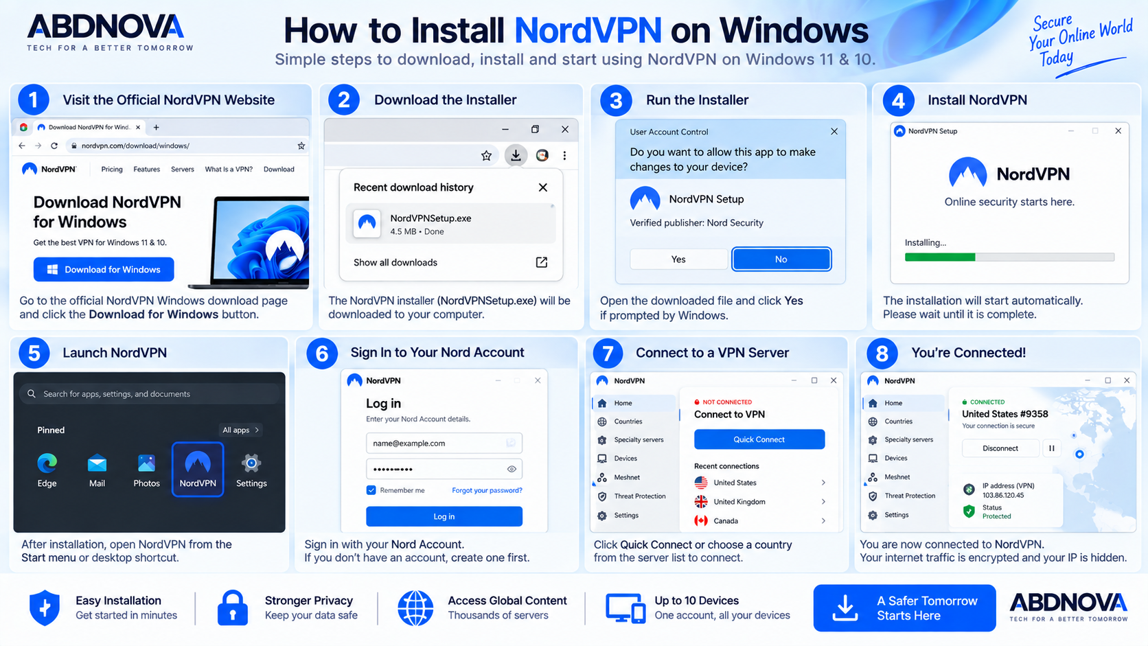 How to Install NordVPN on Windows
