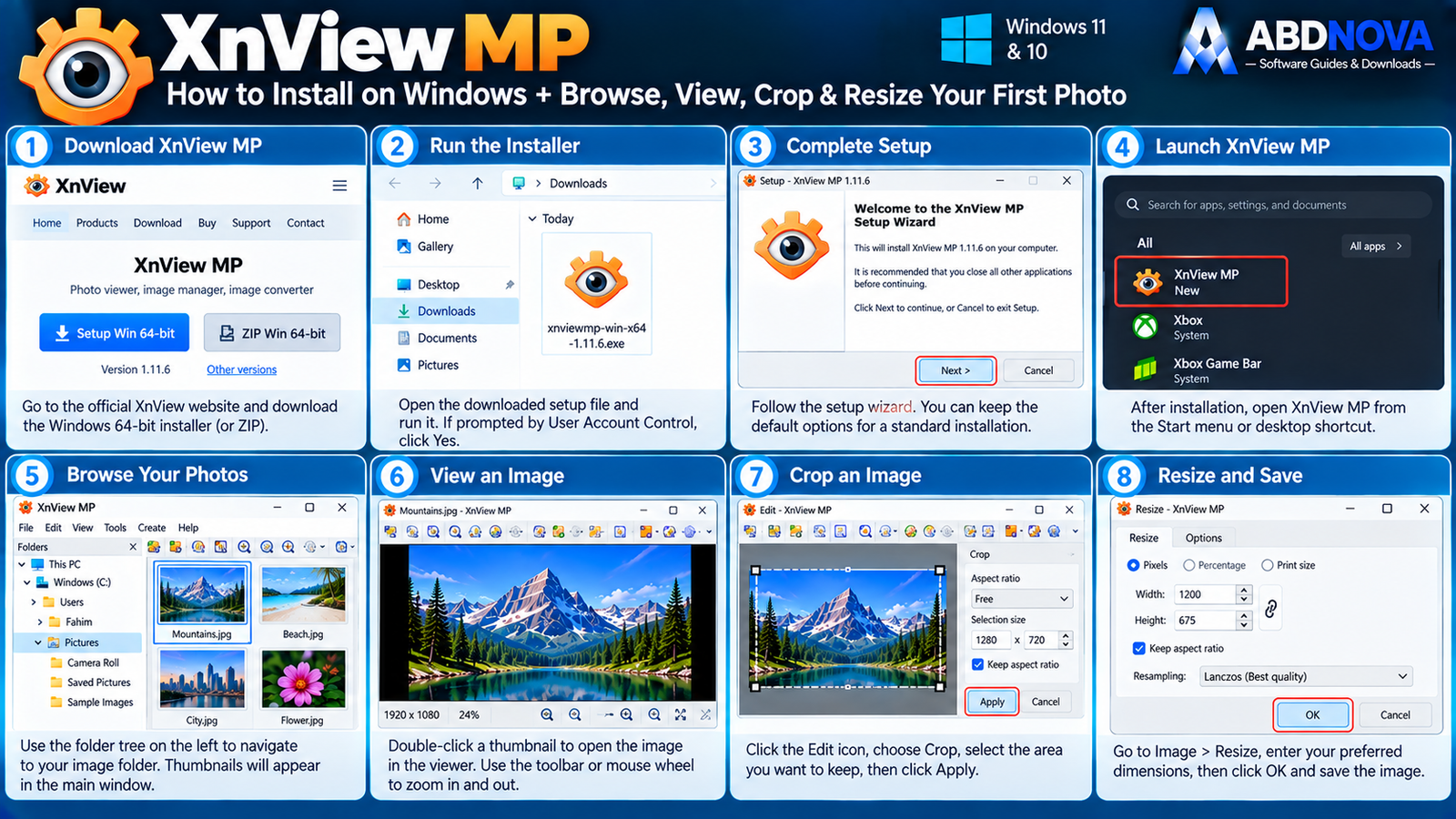 How to Install XnView MP on Windows Browse View and Organize Photos