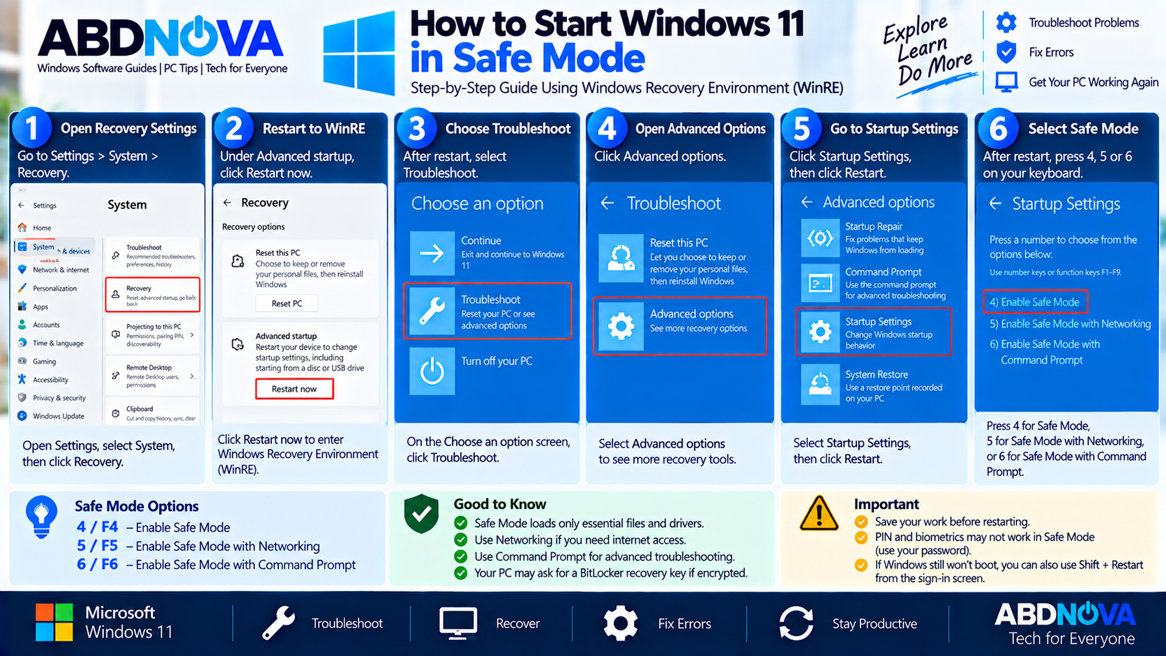 How to Start Windows 11 in Safe Mode