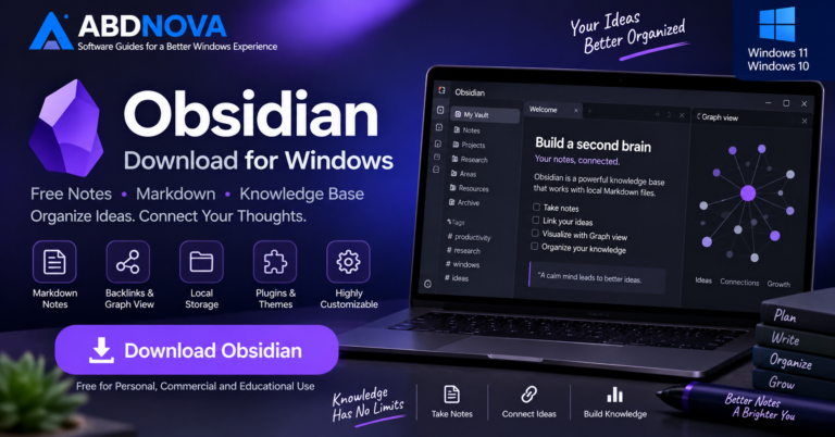 Obsidian Download for Windows