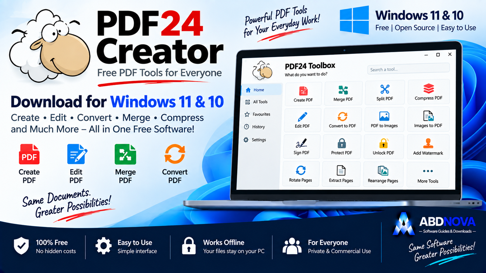 PDF24 Creator Download for Windows 11 & 10