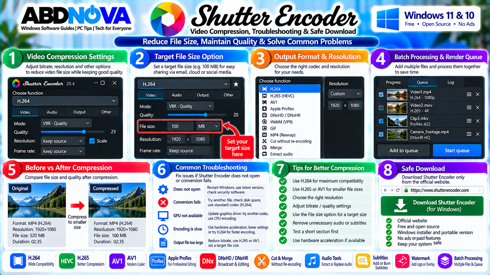Shutter Encoder Video Compression Troubleshooting and Safe Download