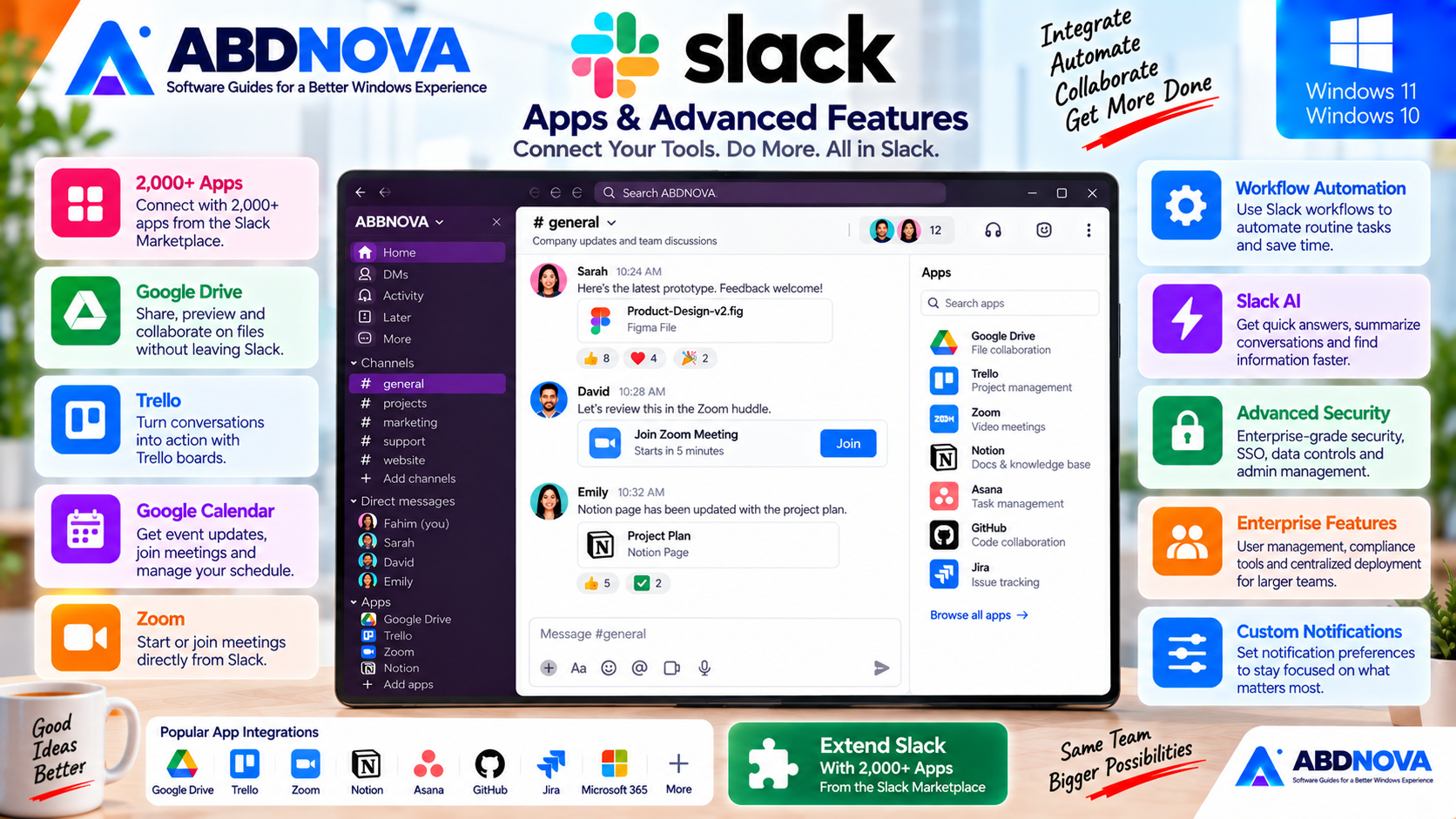 Slack Apps and Advanced Features