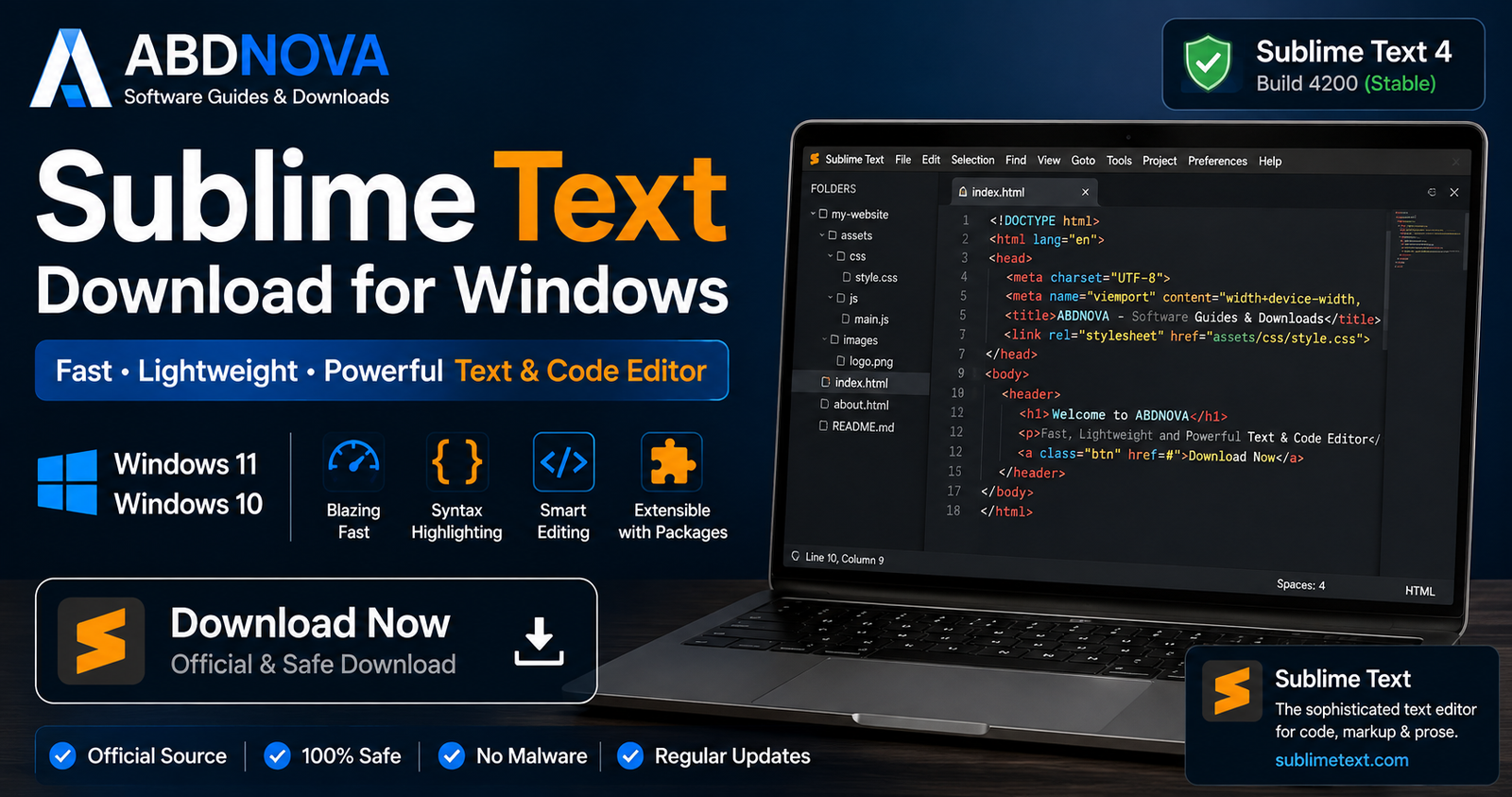 Sublime Text Download for Windows
