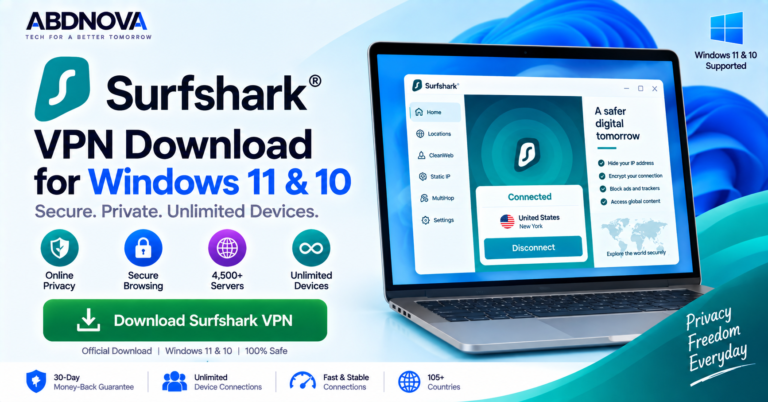 Surfshark VPN Download for Windows