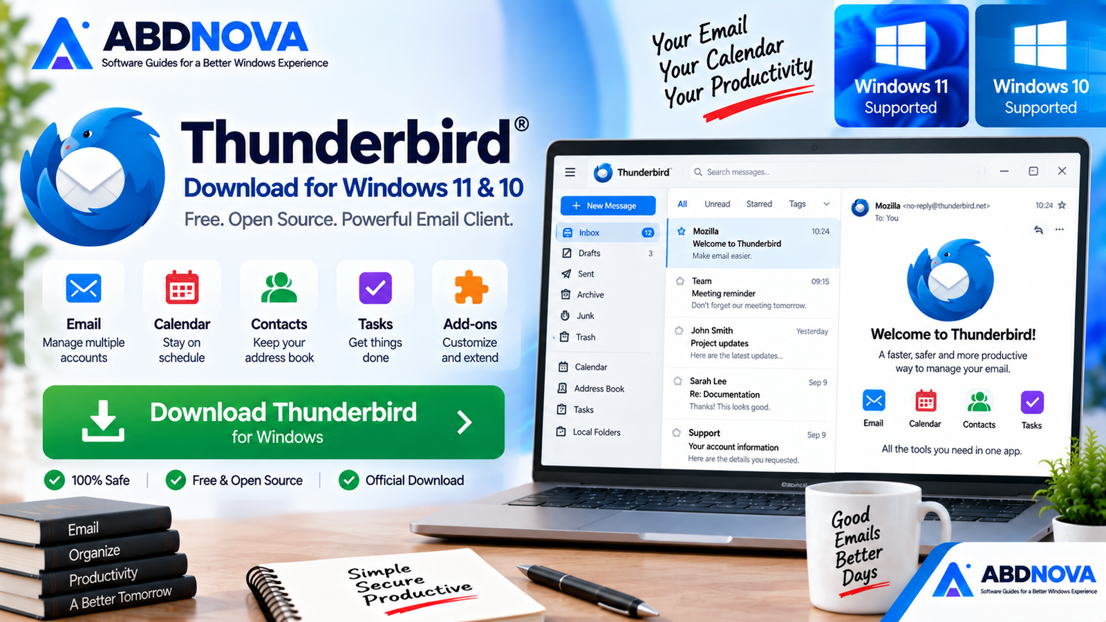 Thunderbird Download for Windows 11 & 10