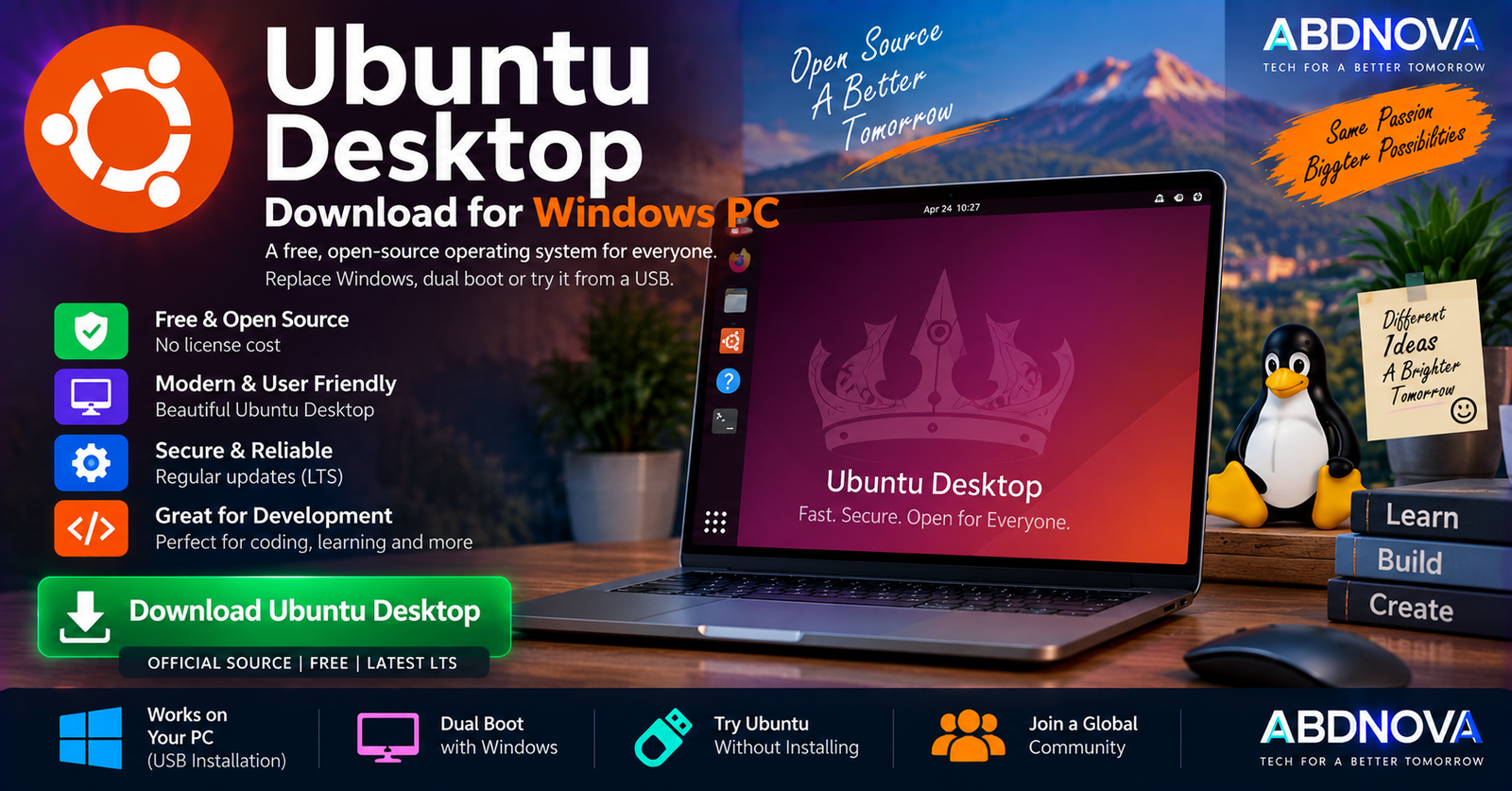 Ubuntu Desktop Download for Windows PC