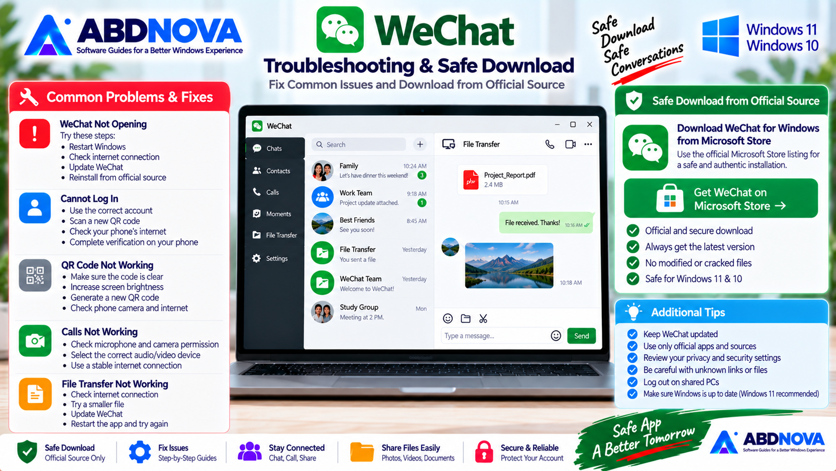 WeChat Troubleshooting and Safe Download