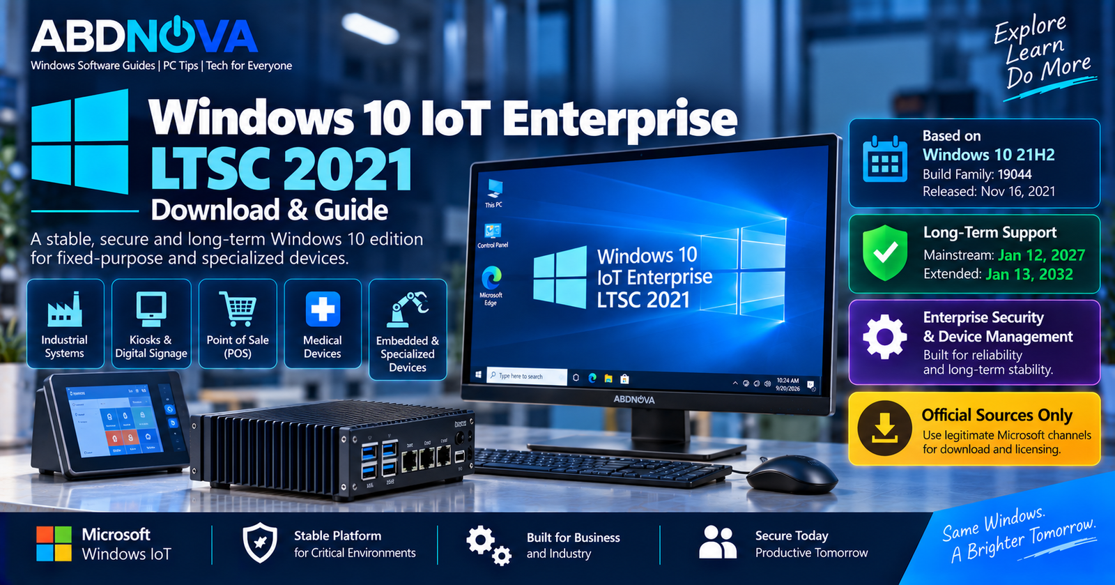 Windows 10 IoT Enterprise LTSC 2021 Download