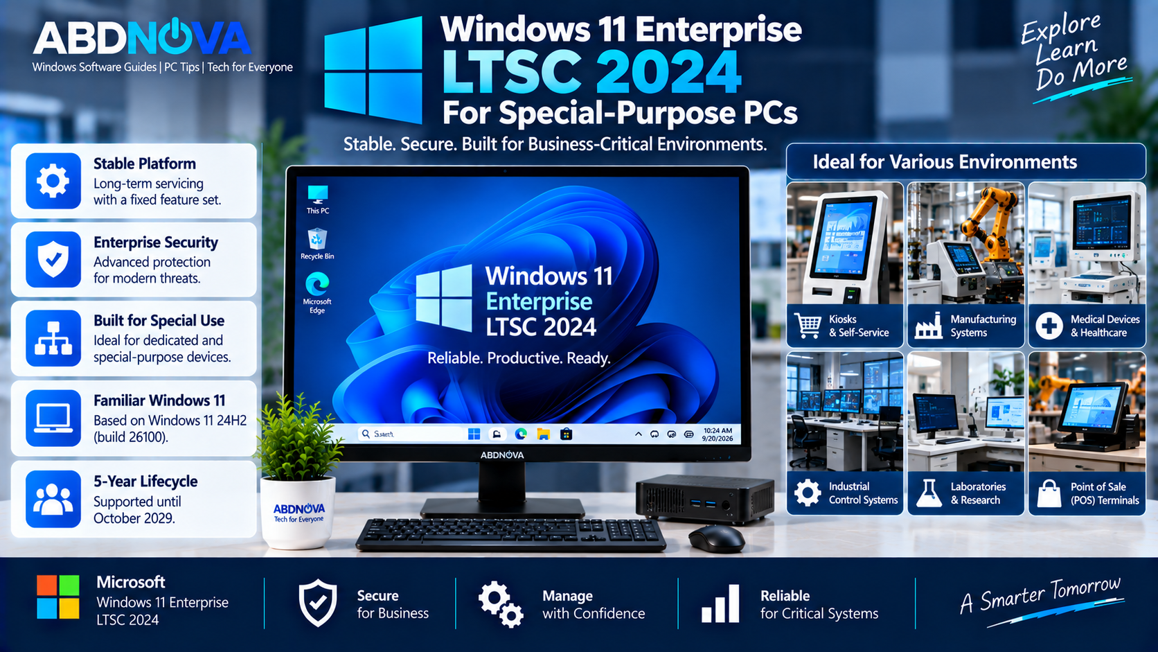 Windows 11 Enterprise LTSC 2024 for Special-Purpose PCs