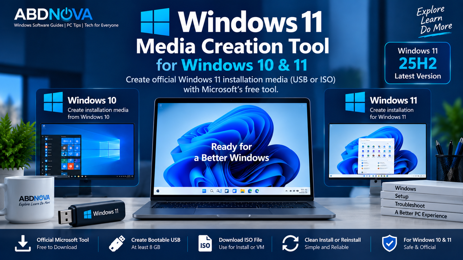 Windows 11 Media Creation Tool for Windows 10 and 11