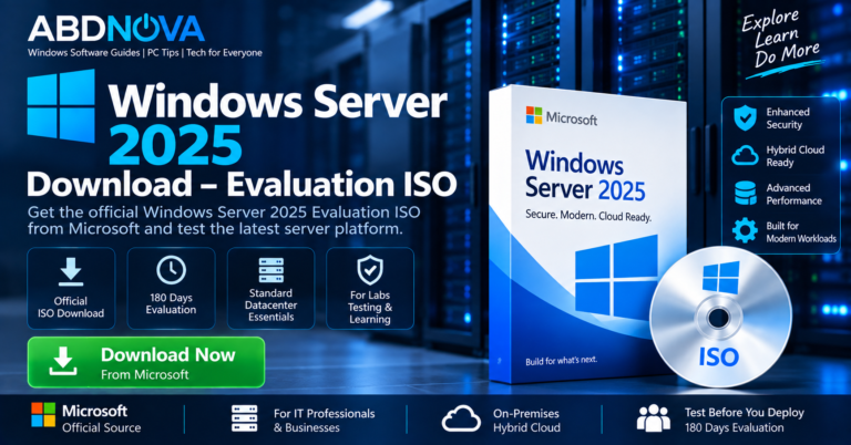 Windows Server 2025 Download Evaluation ISO