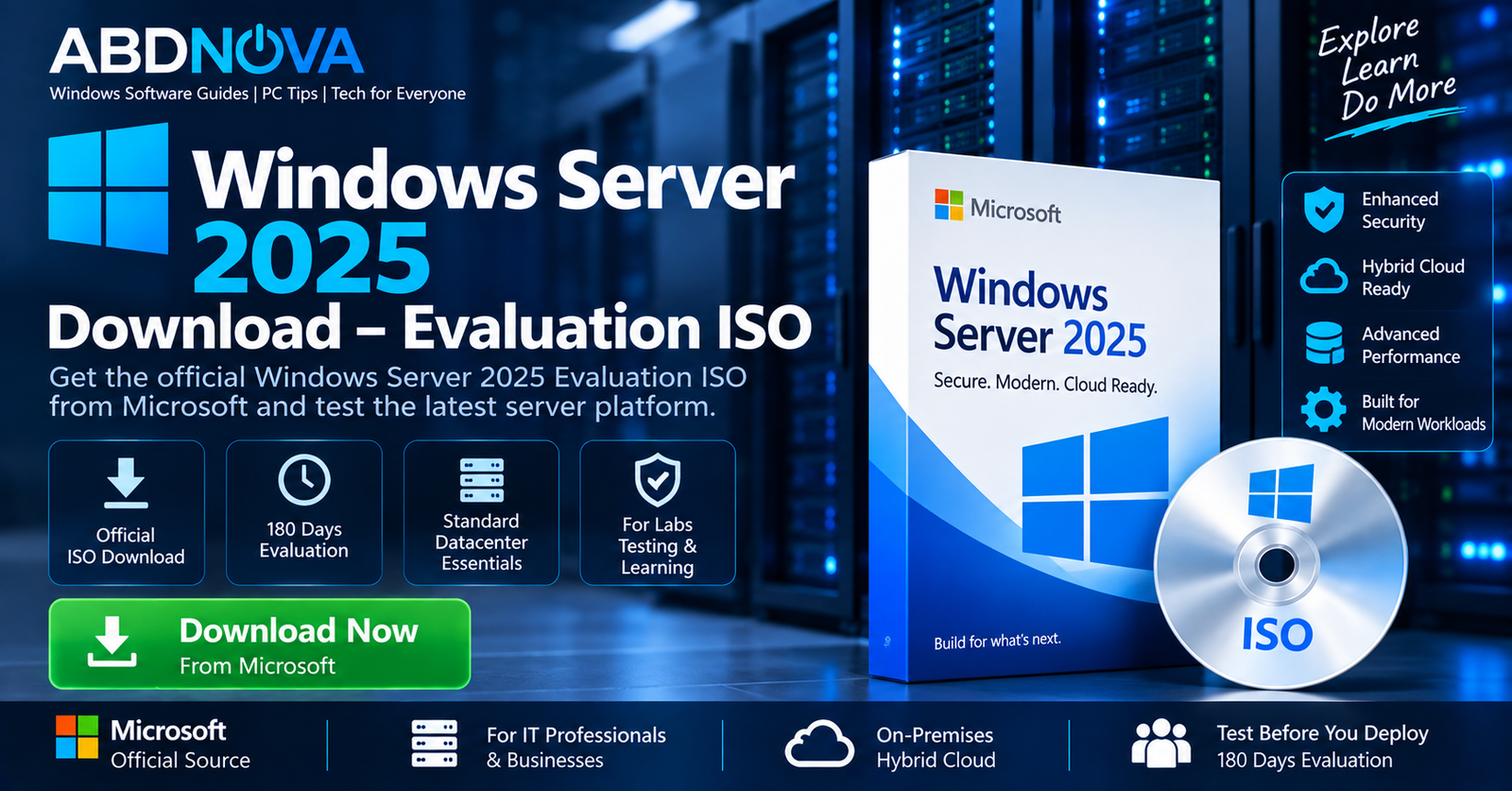 Windows Server 2025 Download Evaluation ISO