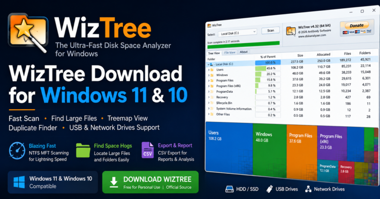 WizTree Download for Windows