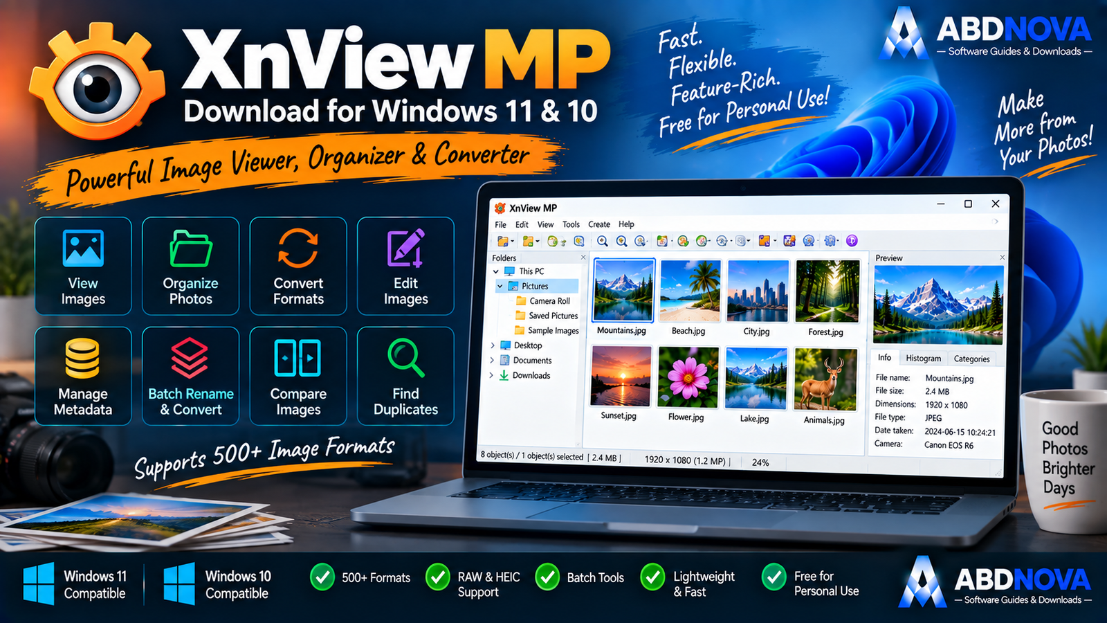 XnView MP Download for Windows 11 & 10